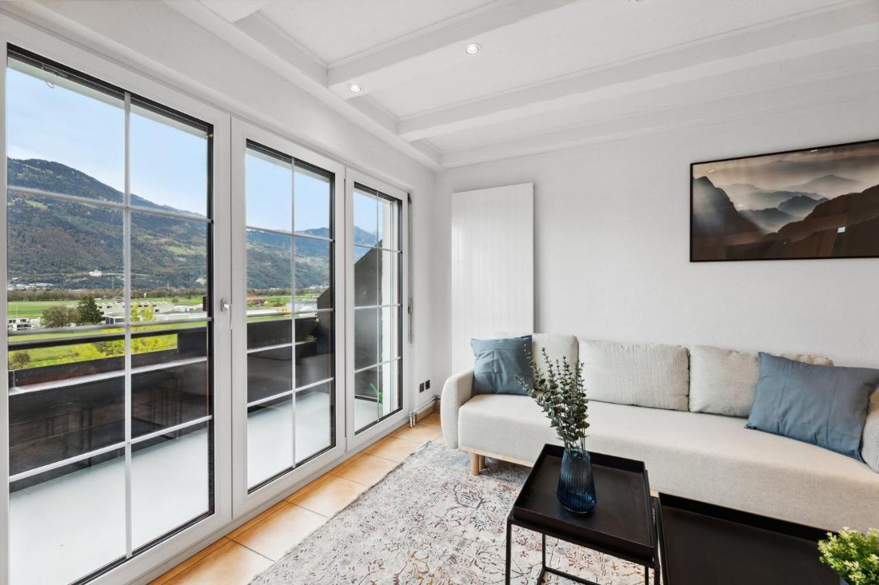 Sonniges Apartment Mit Traumhaftem Bergblick Buchs (St. Gallen) Exterior foto